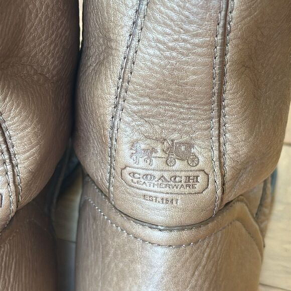 Coach pebbled leather boots - Picture 5 of 7